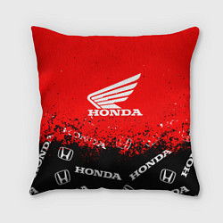 Подушка квадратная Honda sport брызги, цвет: 3D-принт