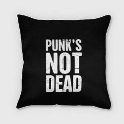 Подушка квадратная PUNKS NOT DEAD Панки Живы