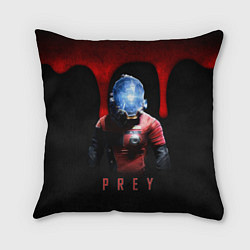 Подушка квадратная Prey dark blood