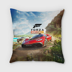 Подушка квадратная Forza Horizon 5 AMG, цвет: 3D-принт