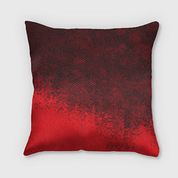 Подушка квадратная RED GRUNGE SPORT GRUNGE, цвет: 3D-принт