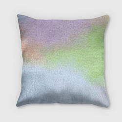 Подушка квадратная Акварельный принт, цвет: 3D-принт