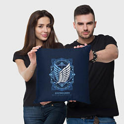 Подушка квадратная Scouting legion - Разведывательный легион, цвет: 3D-принт — фото 2