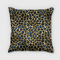 Подушка квадратная Стиль леопарда шкура леопарда, цвет: 3D-принт
