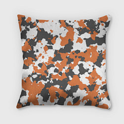 Подушка квадратная Orange Camo