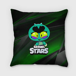 Подушка квадратная Brawl Stars green Eve