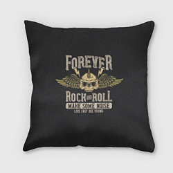 Подушка квадратная FOREVER ROCK AND ROLL