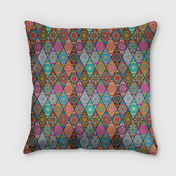 Подушка квадратная Мандалы Текстура, цвет: 3D-принт