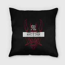 Подушка квадратная Японский демон Oni, цвет: 3D-принт