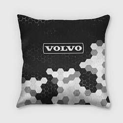 Подушка квадратная VOLVO - Соты, цвет: 3D-принт