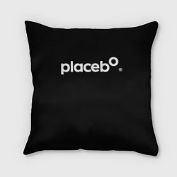 Подушка квадратная Плацебо Логотип, цвет: 3D-принт