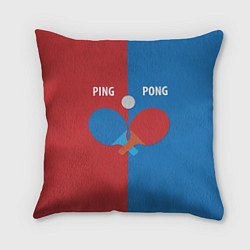 Подушка квадратная PING PONG теннис