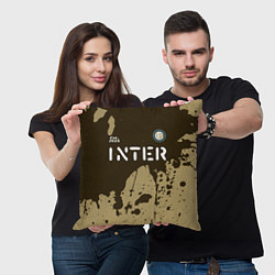 Подушка квадратная ИНТЕР Inter Est 1908 Брызги, цвет: 3D-принт — фото 2