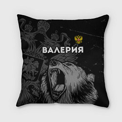 Подушка квадратная Валерия Россия Медведь, цвет: 3D-принт