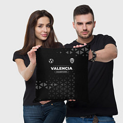 Подушка квадратная Valencia Форма Champions, цвет: 3D-принт — фото 2