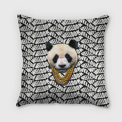 Подушка квадратная Panda Look, цвет: 3D-принт