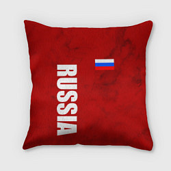 Подушка квадратная RUSSIA - RED EDITION - SPORTWEAR, цвет: 3D-принт