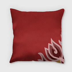 Подушка квадратная Огонь Томы, цвет: 3D-принт