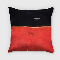 Подушка квадратная Radiohead - Amnesiac, цвет: 3D-принт