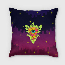 Подушка квадратная ACID PIZZA, цвет: 3D-принт