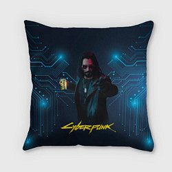 Подушка квадратная Johnny Cyberpunk2077