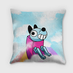 Подушка квадратная Mutating dog, цвет: 3D-принт