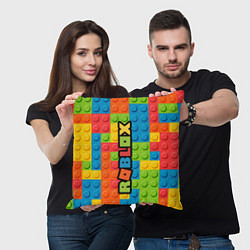 Подушка квадратная Roblox Games, цвет: 3D-принт — фото 2