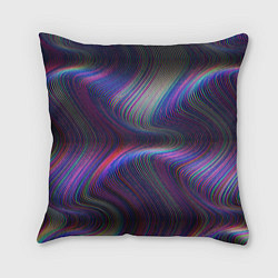 Подушка квадратная WAVES ILLUSION, цвет: 3D-принт