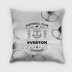 Подушка квадратная Everton Football Club Number 1 Legendary, цвет: 3D-принт