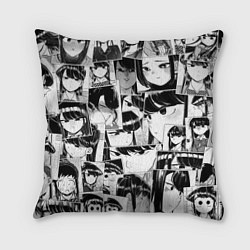 Подушка квадратная Komi san pattern, цвет: 3D-принт