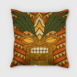 Подушка квадратная Polynesian tiki ANGRY