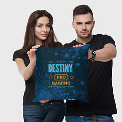 Подушка квадратная Игра Destiny: PRO Gaming, цвет: 3D-принт — фото 2