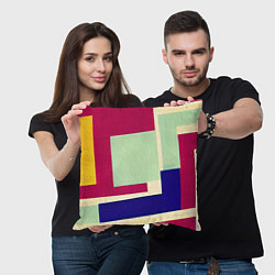 Подушка квадратная В стиле авангардизма, цвет: 3D-принт — фото 2