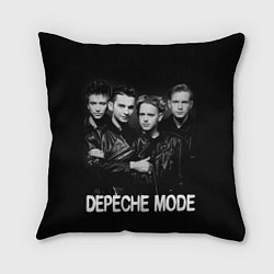 Подушка квадратная Depeche Mode - black & white portrait, цвет: 3D-принт