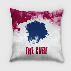 Подушка квадратная Роберт Смит The Cure, цвет: 3D-принт