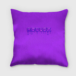 Подушка квадратная Roblox неоновый с подтеками, цвет: 3D-принт