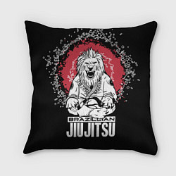 Подушка квадратная Jiu-Jitsu red sun Brazil