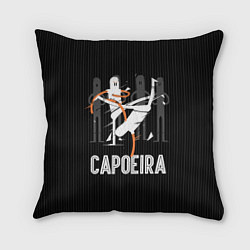 Подушка квадратная Capoeira - duel, цвет: 3D-принт