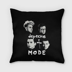 Подушка квадратная Depeche Mode portrait, цвет: 3D-принт