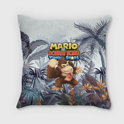 Подушка квадратная Mario Donkey Kong - Nintendo - Gorilla, цвет: 3D-принт
