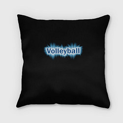 Подушка квадратная Любителю волейбола, цвет: 3D-принт