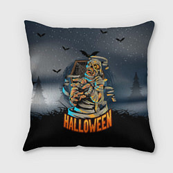 Подушка квадратная Хэллоуин - мумия, цвет: 3D-принт