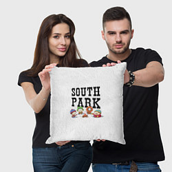 Подушка квадратная South park кострёр, цвет: 3D-принт — фото 2