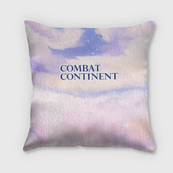 Подушка квадратная Combat Continent sky clouds, цвет: 3D-принт