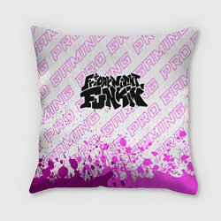 Подушка квадратная Friday Night Funkin pro gaming: символ сверху, цвет: 3D-принт