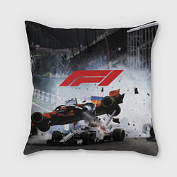 Подушка квадратная Формула 1 - ни за что, блин!