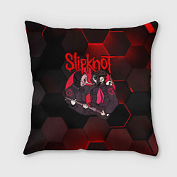 Подушка квадратная Slipknot art black