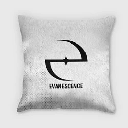 Подушка квадратная Evanescence glitch на светлом фоне, цвет: 3D-принт