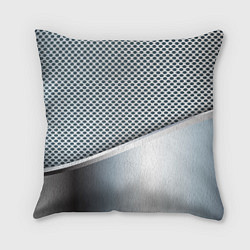 Подушка квадратная Текстура объёмного металла, цвет: 3D-принт