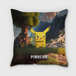 Подушка квадратная Pokеmon Pikachu, цвет: 3D-принт